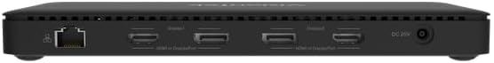 VisionTek VT4600DL Universal Dual 4K Docking Station 100W Charging (USB-A, USB-C)