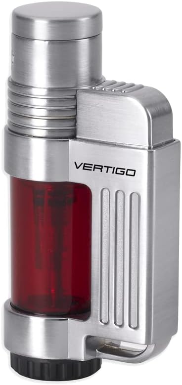 Vertigo Jolt Single Flame Torch Lighter (Red)