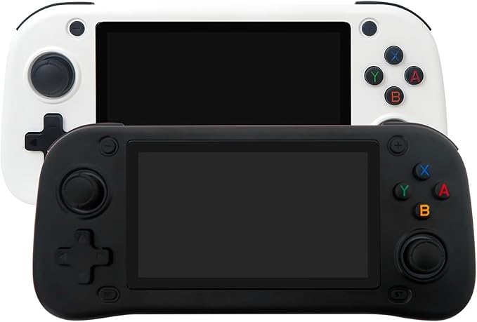 New G28 Retro Handheld Game Console, Built-in 64G TF Card, Built-in 15000 Games Classic Game Console, 4.3 Inch HD, 2100mah B-attery, for Birthday Gifts -Black