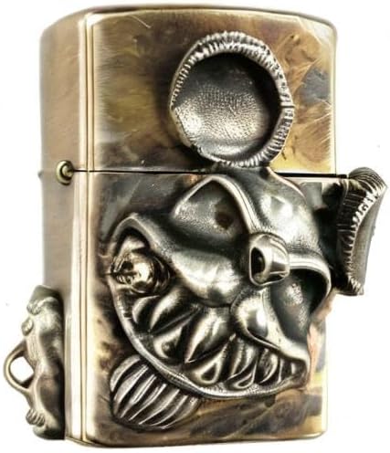 Brass Lighter Case Handmade Gift for Men,Lighter Pouches Protective Storage Case Holder for Father, Boyfriend, Husband Stylish Design for Home Everyday Carry Outdoor Hiking Camping