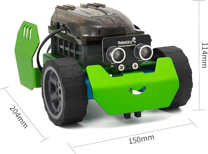 Robobloq Q-Scout STEM Projects for Kids Ages 8-12, Coding Robot, Learn Robotics, Electronics and Programming Based on Scratch, Arduino and Python, Learning & Education Toys, Gifts for Boys and Girls