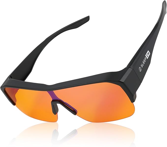 100% Blue Light Blocking Glasses - Women + Men - Better Sleep - Anti Eye Strain Protection - Computer Screens Gaming
