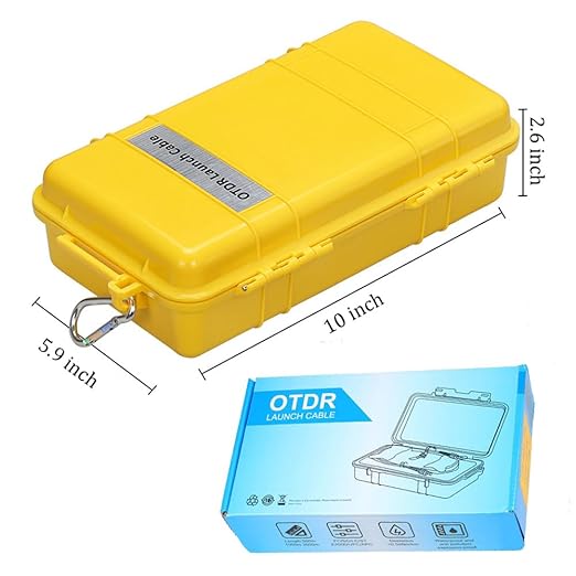 FTTH OTDR Launch Cable Box SC/UPC-LC/UPC 1000 Meters