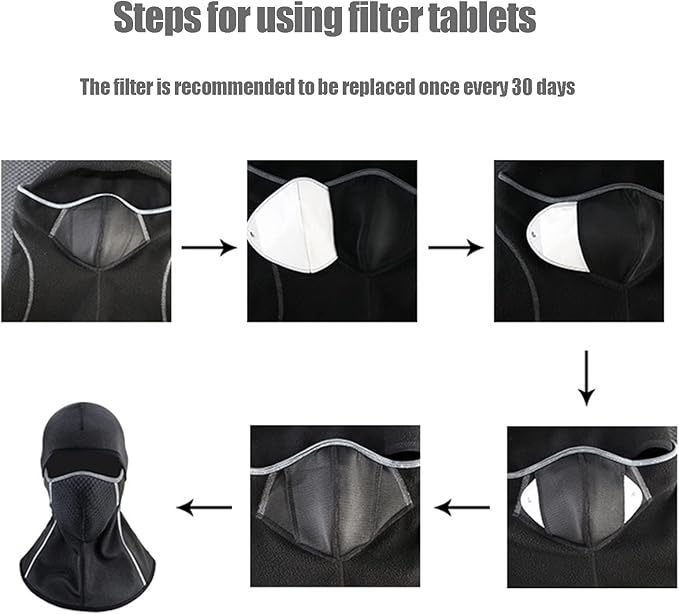 Balaclava Neck Wamer Mask Winter Ski Piece Hood Breathable Thicken Sports Thermal Cap