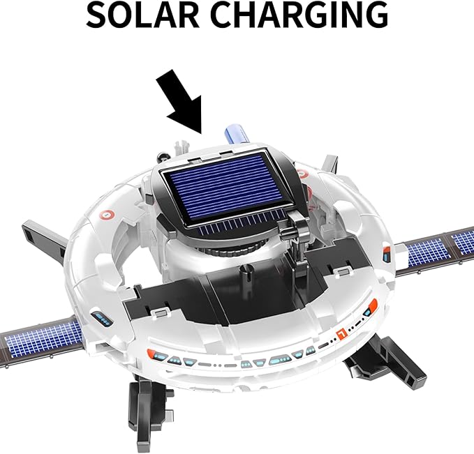 STEM Projects for Kids Ages 8-12, Science Kits for Boys 8-14, 6-in-1 Solar Robot Space Toys Building Science Kits Gifts for 7 8 9 10 11 12 13 Year Old Boys Girls Teen