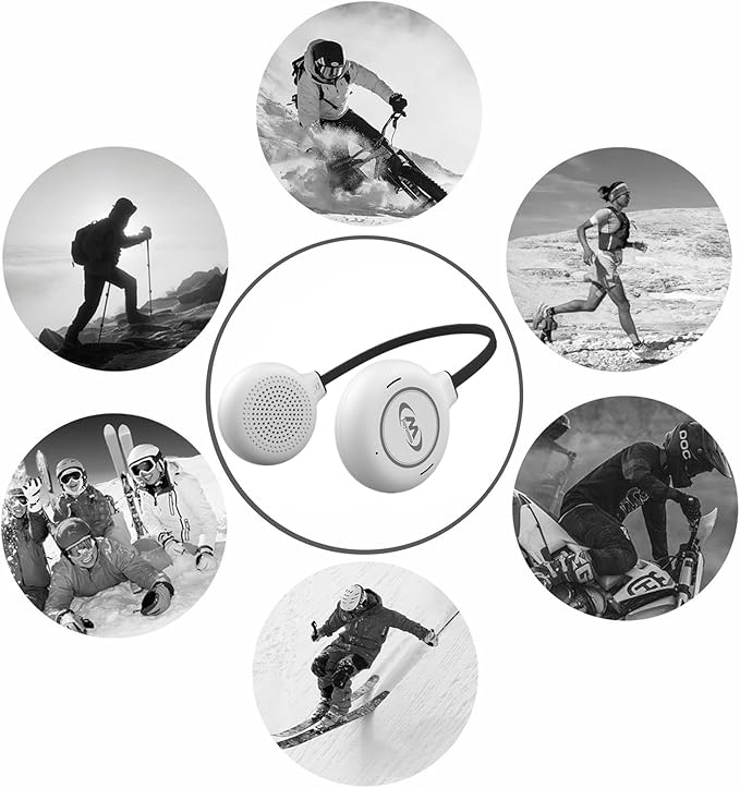 ski Helmet Headphones,True Wireless Bluetooth Helmet Speakers for Skiing, Snowboarding Mountain Biking