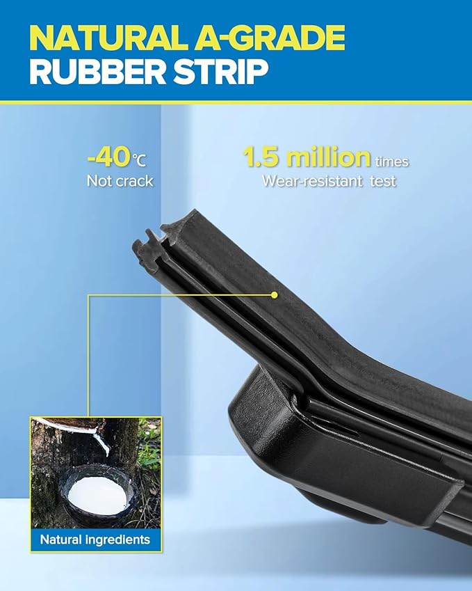 PHILTOP 24" 17" Windshield Wiper Blades Compatible with 2010-2017 Equinox/Terrain