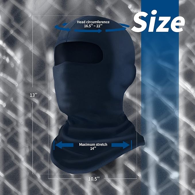 YESLIFE Balaclava Ski Mask for Men and Women, Winter Face Mask, Shiesty for Skiing, Snowboarding & Motorcycle