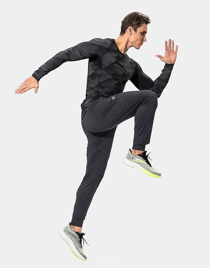 G Gradual Men's Sweatpants with Zipper Pockets Athletic Pants Traning Track Pants Joggers for Men Soccer, Running, Workout