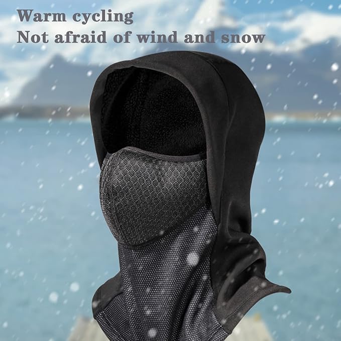 Balaclava Neck Wamer Mask Winter Ski Piece Hood Breathable Thicken Sports Thermal Cap