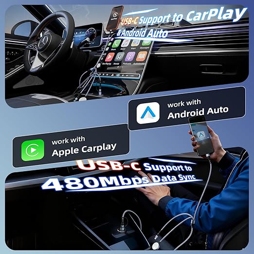 Travel Essentials Multi Charging Cable for Apple Watch Charger, 3in2 USB C Cable Multiple Charger Cord, USB Cord Car CarPlay Cable Compatible with iWatch Ultra/SE/10-1/iPhone 17-11/Galaxy S25-22, 5FT