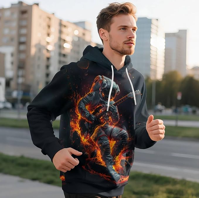 3D Printed Hoodie High Definition Graphic Comfortable and Stylish Unisex Breathable Fabrics Ideal for Casual Wear