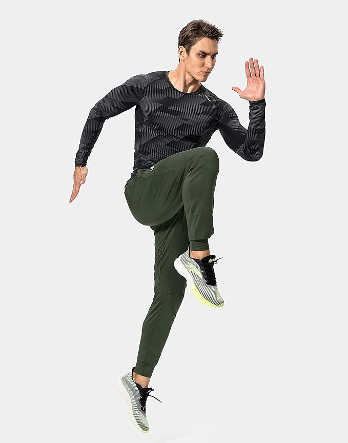 G Gradual Men's Sweatpants with Zipper Pockets Athletic Pants Traning Track Pants Joggers for Men Soccer, Running, Workout