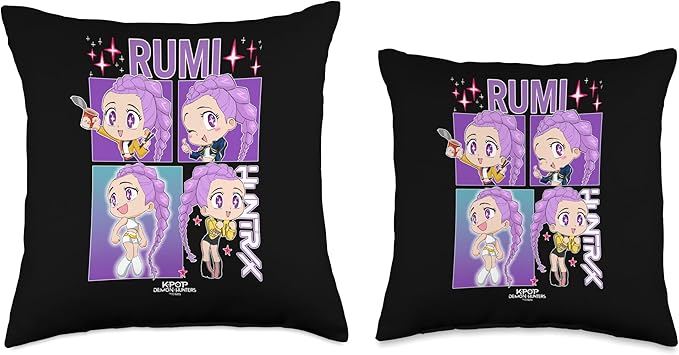 Kpop Demon Hunters Rumi Officially Licensed Throw Pillow