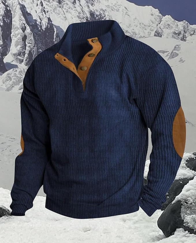 Western Sweatshirts for Men Aztec Retro Pullover Quarter Zip Sweatshirt Mens Stitching Color Fleece Sweatshirt
