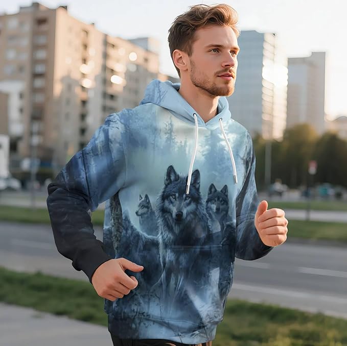 3D Printed Hoodie High Definition Graphic Comfortable and Stylish Unisex Breathable Fabrics Ideal for Casual Wear