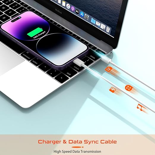 iPhone Charger Fast Charging,20W USB C Fast Charger 3 FT Compatible with iPhone 14 pro/14 pro max /13/12/ 11/ XS/XR/X/8/7/SE/iPad/Airpods,2 Pack PD Wall Charger Block with 3FT Type C Lightning Cable