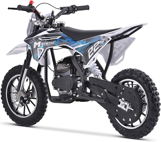 MotoTec Demon 50cc 2-Stroke Kids Gas Dirt Bike