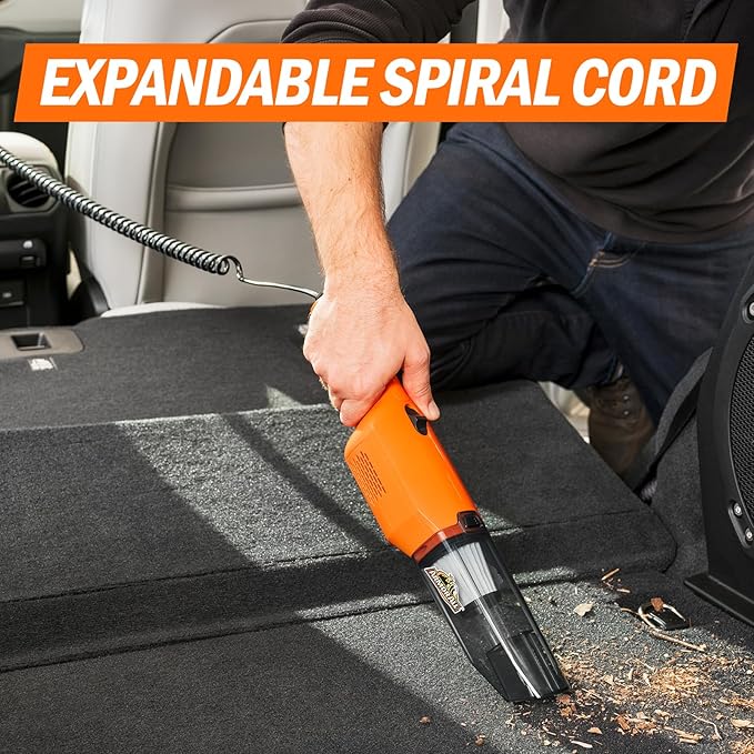 Armor All AA12V2 0903 Car Vac, Compact, Orange