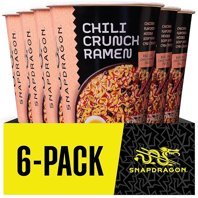 Snapdragon 칠리 크런치 라면 6팩