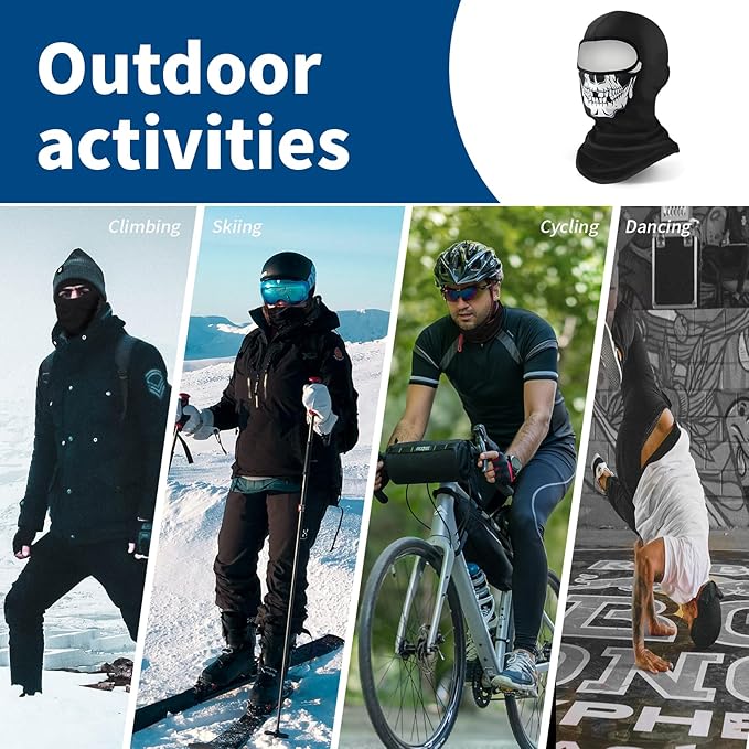 YESLIFE Balaclava Ski Mask for Men and Women, Winter Face Mask, Shiesty for Skiing, Snowboarding & Motorcycle