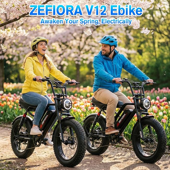 Electric Bike for Adults, 800/1500/2500W Peak Motor Ebike, 48V Removable Battery, 30-120 Miles PAS Range, 20-28MPH, 14"/20"/26" All-Terrain Electric Bicycles for Commuute Road Sand Mountain