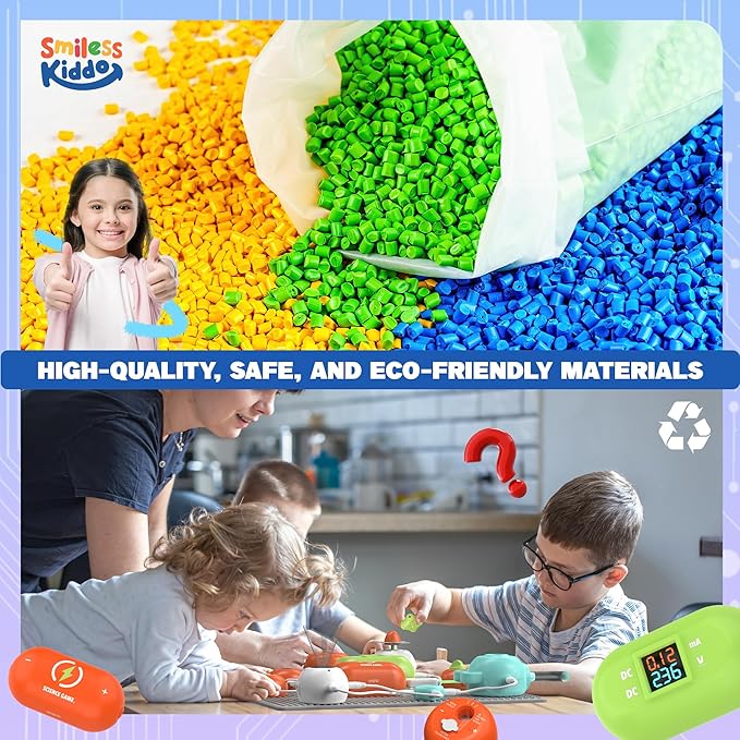Science Kits for Kids - STEM Kits for Kids, Electronics Exploration Kit, Over 420 Projects, 35 Circuit Parts, STEM Educational Toy Gifts for Kid Boys Girls Ages 3 4 5 6 7 8 9 10 11 12