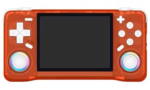 Old Arcade Retro Handheld Game Console - Open Source Linux System, 3.5-inch Full-Lamination Screen, 18000+ Classic Games, 4000mAh Battery Portable Handheld (Translucent Red)