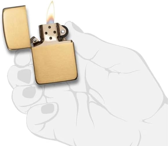 Customized Personalized ZIPPO Classic Windproof Oil Lighter Engraving (1941 Replica Brass)