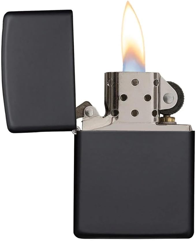 Customized Personalized ZIPPO Classic Windproof Oil Lighter Engraving (Black)