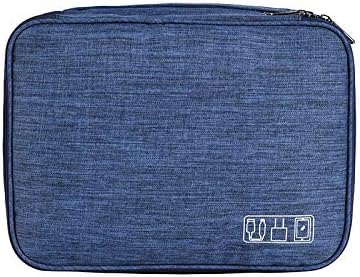 OrgaWise Electronics Organizer, Electronic Accessories Bag Travel Cable Organizer Three-Layer for iPad Mini, Kindle, Hard Drives, Cables, Chargers