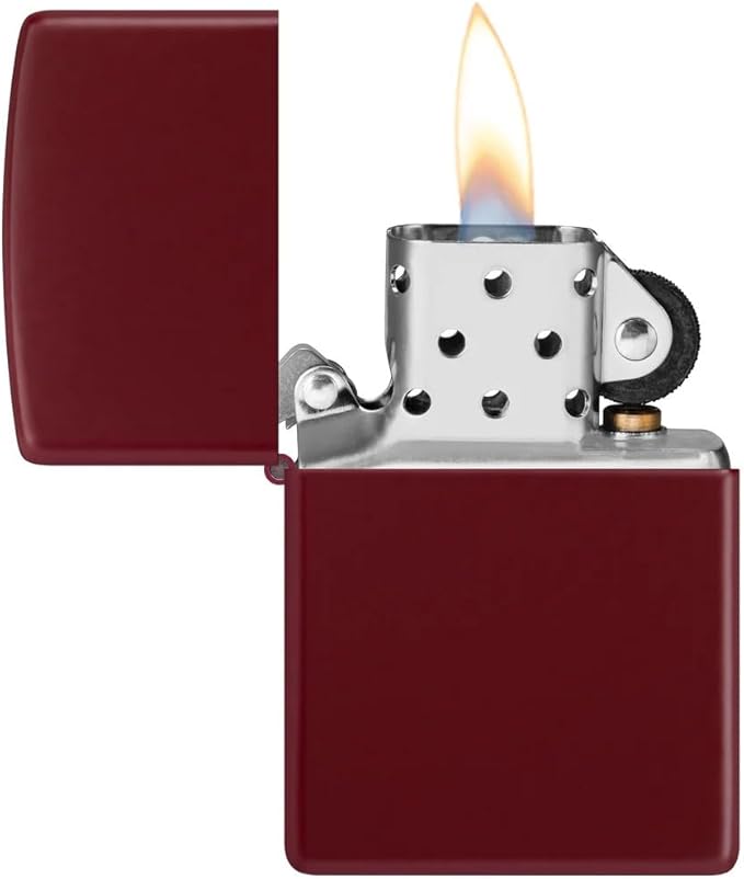 Customized Personalized ZIPPO Classic Windproof Oil Lighter Engraving (Merlot)
