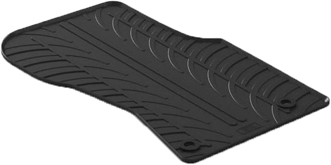 Gledring USA Custom Fit All-Weather Rubber Floor Mats Intended for Ford Escape with Anchor Hole 2013-2019, No Trimming Required, Tailored Custom Fit, Protects from Rain, Mud, and Snow.
