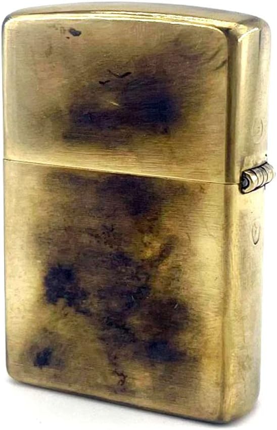 Brass Lighter Case Handmade Gift for Men,Lighter Pouches Protective Storage Case Holder for Father, Boyfriend, Husband Stylish Design for Home Everyday Carry Outdoor Hiking Camping