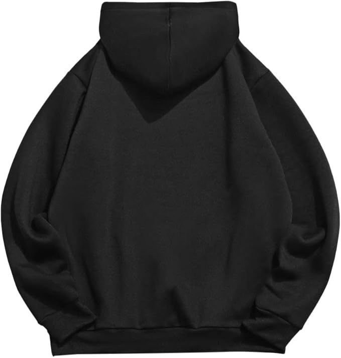 ZAFUL Men's Drawstring Hooded Sweatshirt Unisex Long Sleeve Hoodies Sweatshirts Casual Pullover