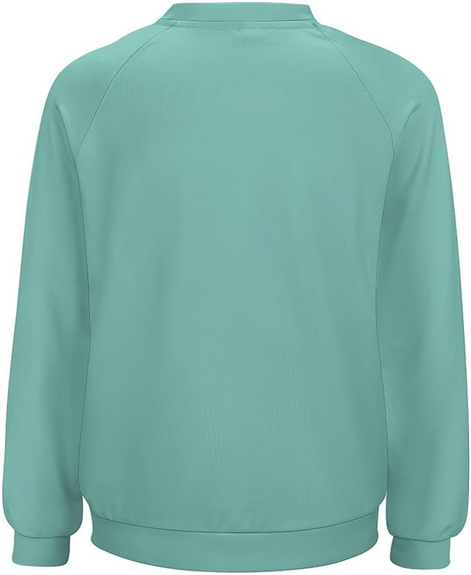 Fall Sweaters for Women 2024 Cat Print Long Sleeve Casual Crewneck Warm Fall Pullover Comfy Fashion Sweatshirts