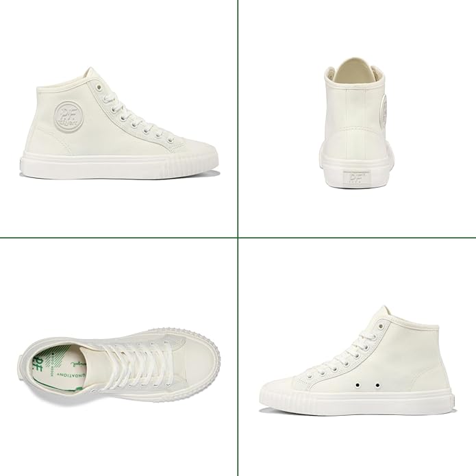 PF Flyers Center High Top Sneakers for Men and Women, Original Canvas Hi-Top Athletic Shoe, Unisex