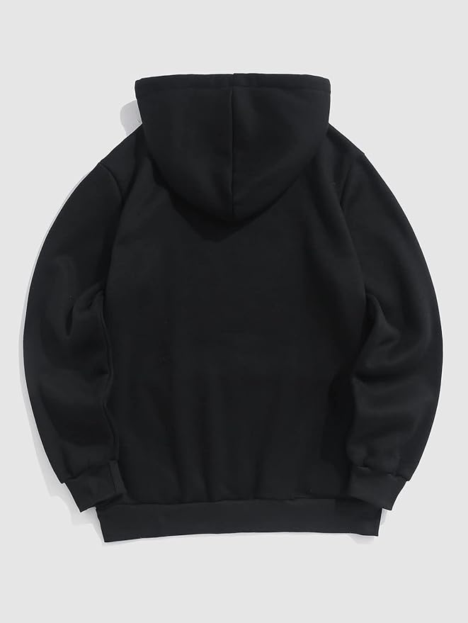 ZAFUL Men's Drawstring Hooded Sweatshirt Unisex Long Sleeve Hoodies Sweatshirts Casual Pullover