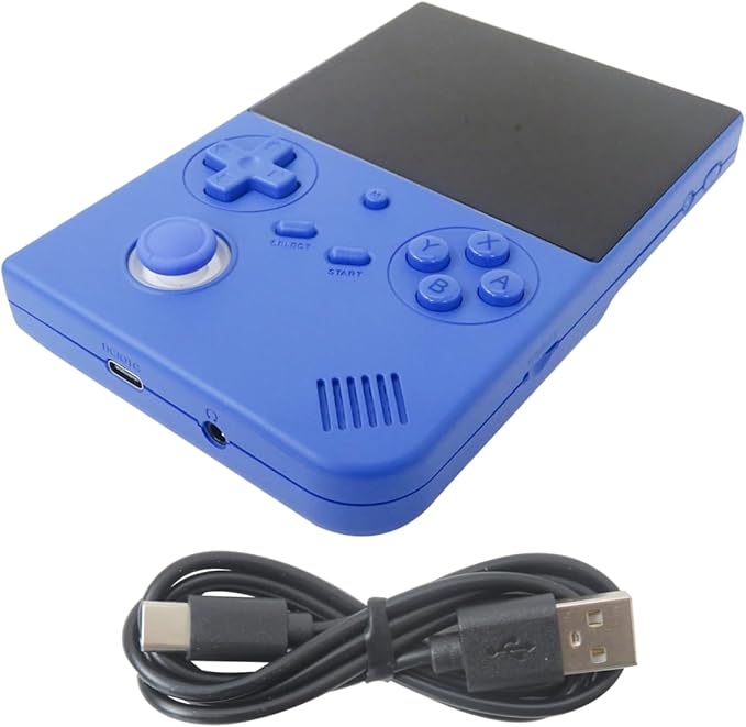 2026 New All-in-One Retro Gaming Station: 64-bit Linux Handheld Console with 4" IPS Screen, 64GB Storage, 5G WiFi & BT 4.2 for Online Gaming/Streaming, HDMI TV-Out Support(Blue)