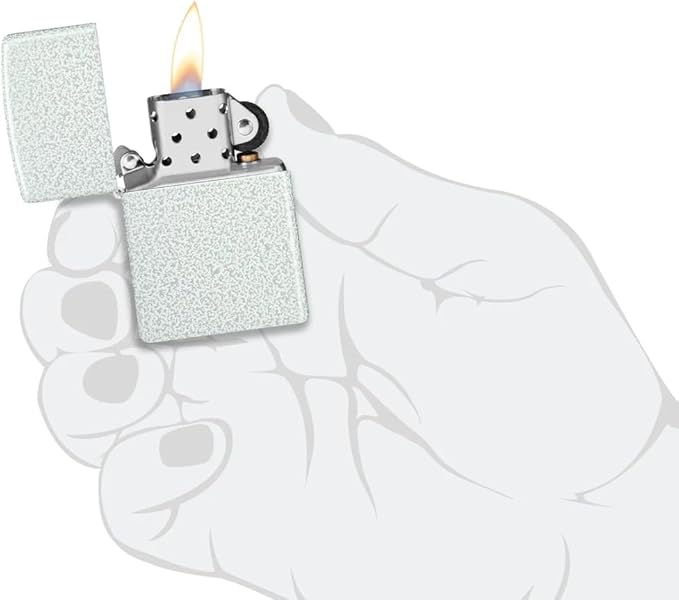 Customized Personalized ZIPPO Classic Windproof Oil Lighter Engraving (Glacier)