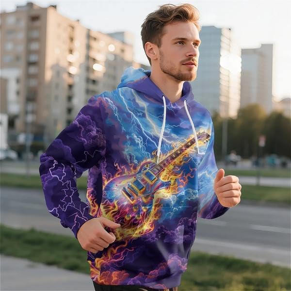 3D Printed Hoodie High Definition Graphic Comfortable and Stylish Unisex Breathable Fabrics Ideal for Casual Wear