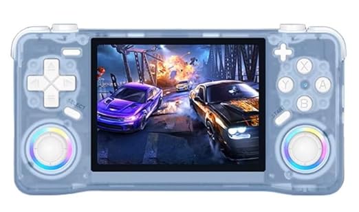 Old Arcade Retro Handheld Game Console - Open Source Linux System, 3.5-inch Full-Lamination Screen, 18000+ Classic Games, 4000mAh Battery Portable Handheld (Glacial Blue)