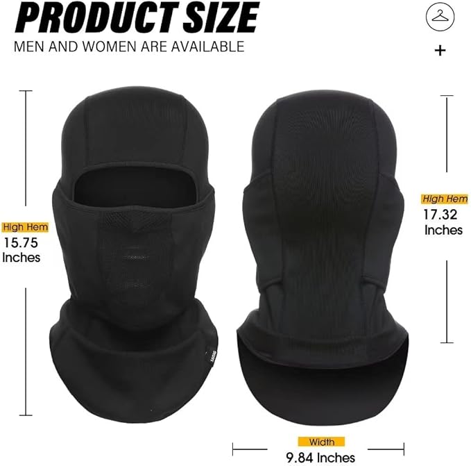 Balaclava Ski Mask Warm Face Mask for Cold Weather Winter Skiing Snowboarding Motorcycling Ice Fishing Men