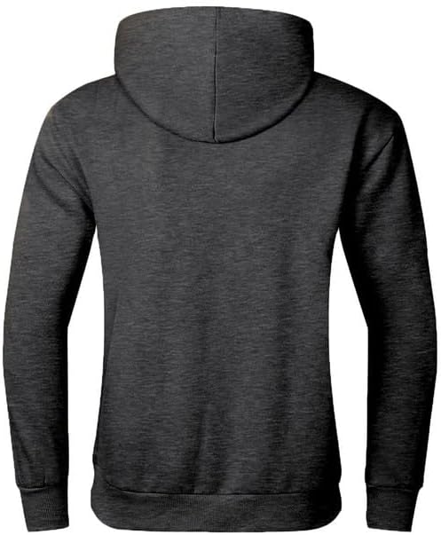 JMIERR Mens Casual Cotton Hooded Collar Drawstring Hoodies Pullover Sweatshirts Casual Long Sleeve Shirts