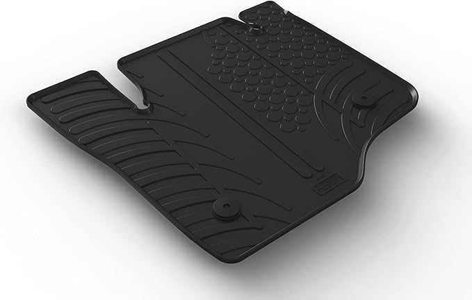 Gledring USA All-Weather Rubber Floor Mats Compatible with Ford F-250/350/450/550 Super Duty - Regular Cab 2017-2024, No Trimming Required, Tailored Custom Fit, Protects from Rain, Mud and Snow.