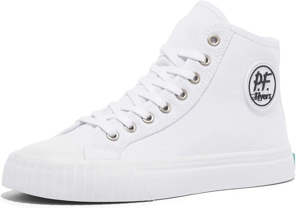 PF Flyers Center High Top Sneakers for Men and Women, Original Canvas Hi-Top Athletic Shoe, Unisex