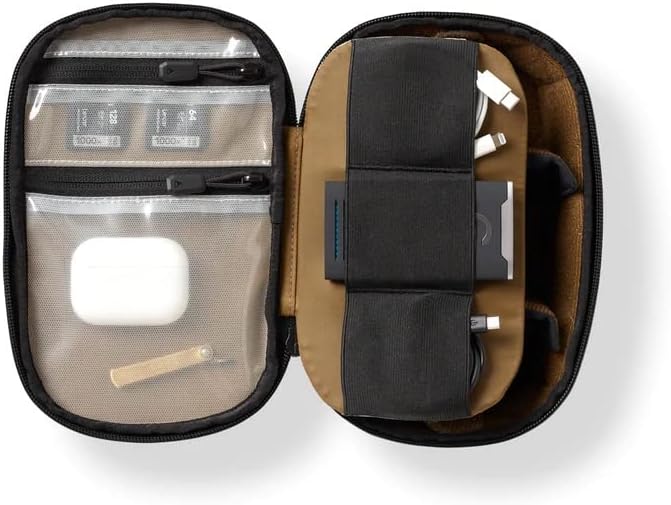NOMATIC McKinnon Tech Organizer - Electronics Organizer for Travel Essentials - Cable Organizer Bag and Tech Pouch - Versatile Travel Case and Storage Bag for Camera Gear (Black)