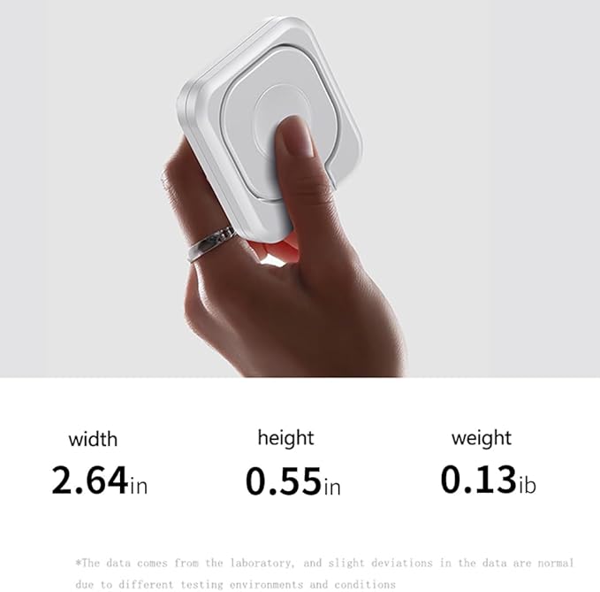 Portable Magnetic Charging Dockr for Apple Watch,Foldable Wireless Fast Charger Stand with 2.3 ft Retractable USB C Cable for Apple Watch Series10/9/8/7/6/5/4/3/2,Ultra/2/SE (White)
