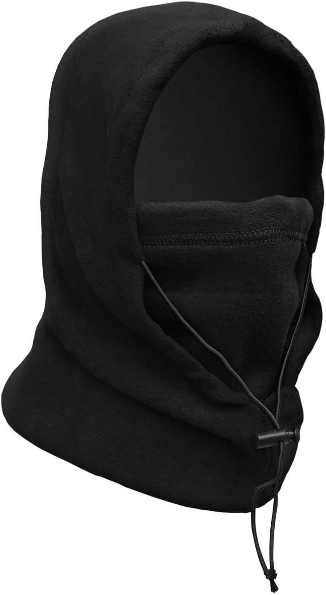 unisex-adult 5-in-1 Premium Fleece Balaclava – Wind and Waterproof Ski Mask for Extreme Cold Weather – Winter Face Mask