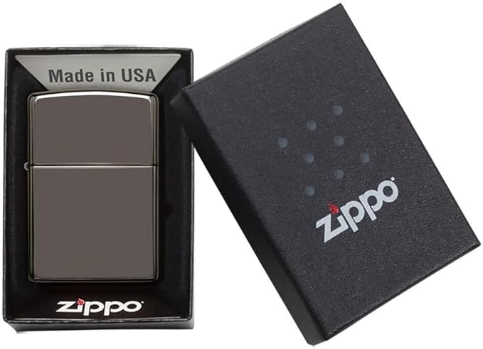 Customized Personalized ZIPPO Classic Windproof Oil Lighter Engraving (Black Ice)